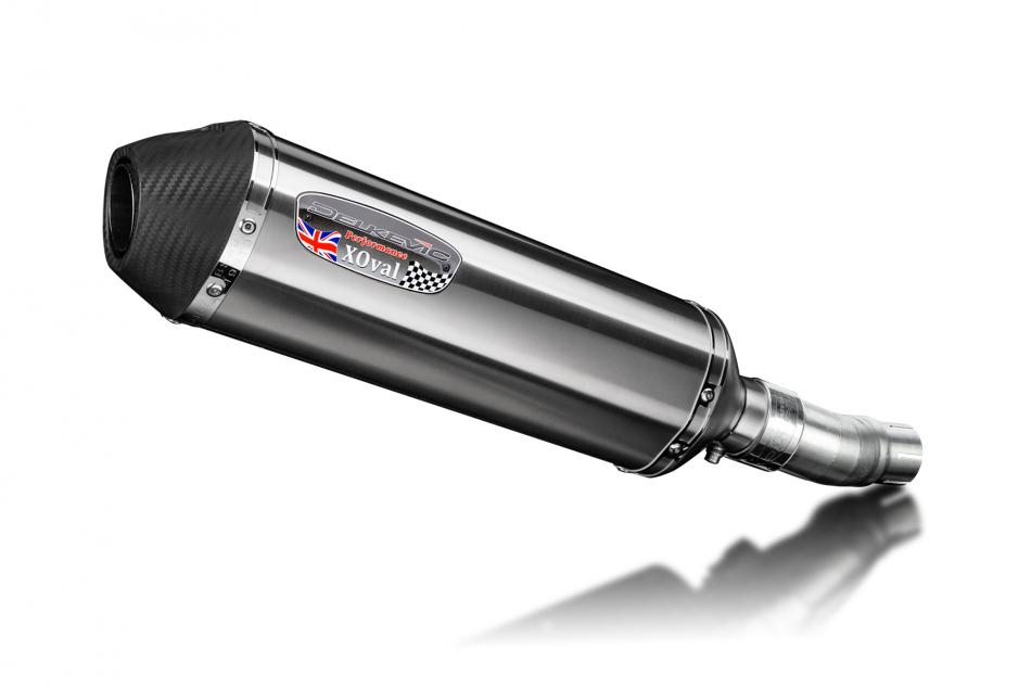 CFMOTO 450SR 2023-2025 343mm X-Oval Stainless Exhaust Silencer Can Kit