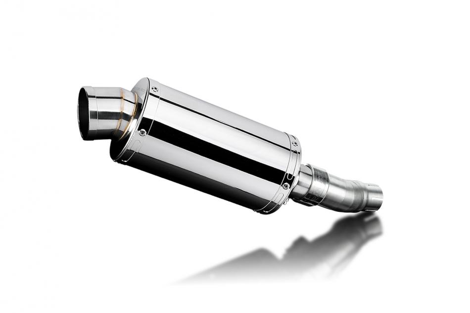 CFMOTO 450SR 2023-2025 225mm Oval Stainless Exhaust Silencer Can Kit