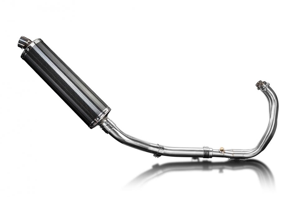 Yamaha XT700 Tenere World Raid 22-24 Exhaust 2-1 450mm Oval Carbon Silencer