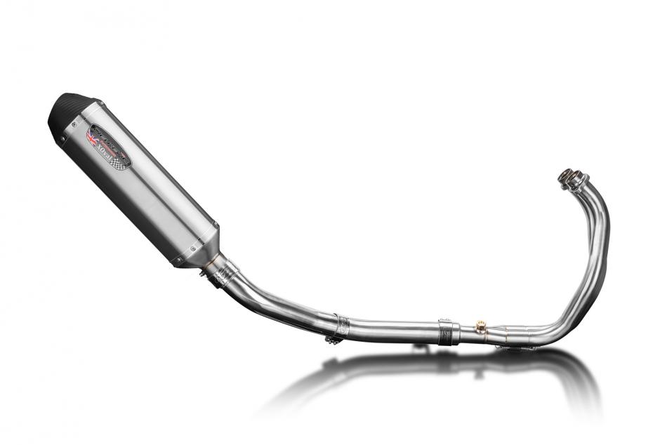 Yamaha 700 Tenere World Raid 22-24 Exhaust 2-1 343mm X-Oval Stainless Silencer