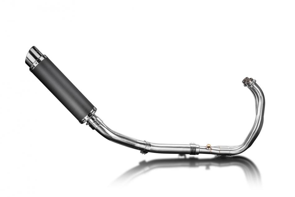 Yamaha 700 Tenere World Raid 22-24 Full Exhaust 2-1 350mm Round Carbon Silencer