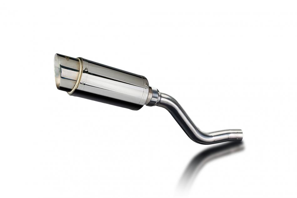 KLR650 F-G-H Adventure - Traveler 2022-2025 / MINI 200mm (8 inch) ROUND SILENCER 304 STAINLESS STEEL