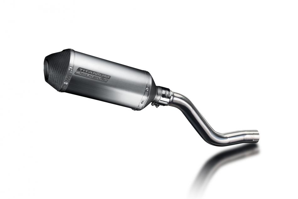 KLR650 F-G-H Adventure - Traveler 2022-2025 / XOVAL 260mm (10 inch) TITANIUM SILENCER