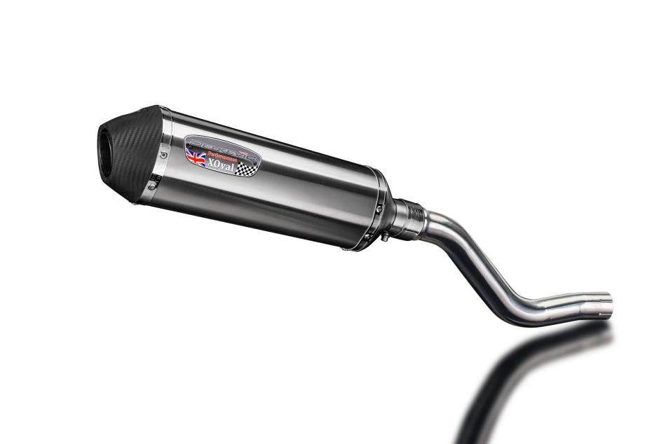Kawasaki KLR650 Adventure Traveler 22-25 343mm X-Oval Stainless Exhaust Silencer