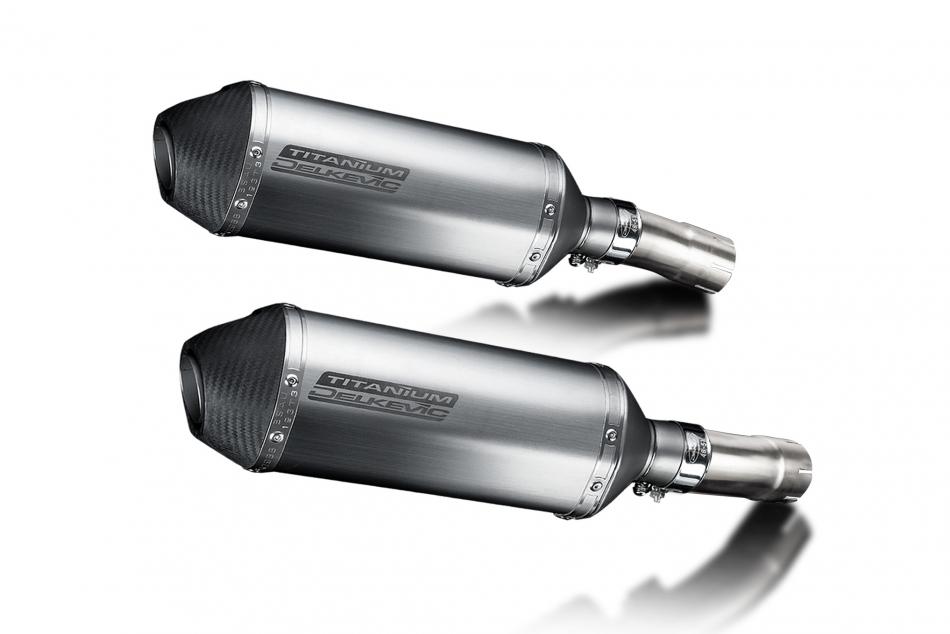 GSX1300R HAYABUSA 2021-2025 / 2* XOVAL 260mm (10 inch) TITANIUM SILENCER