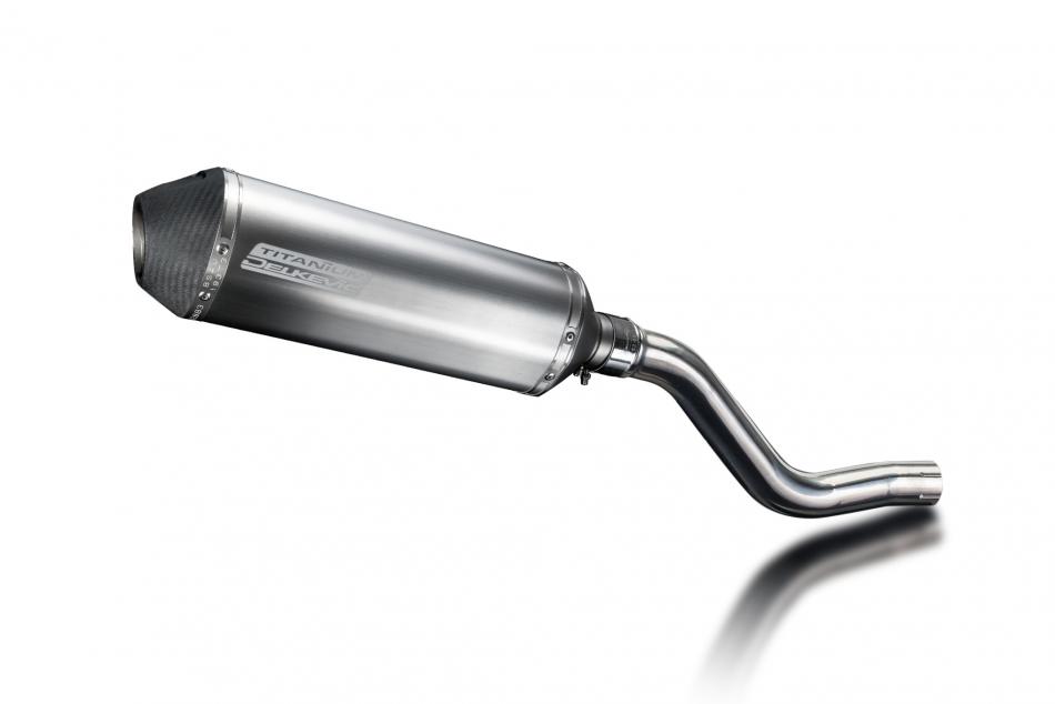 KLR650 F-G-H Adventure - Traveler 2022-2025 / XOVAL 343mm (13.5 inch) TITANIUM SILENCER