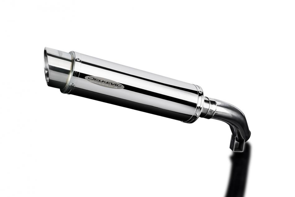 VERSYS 1100 2025 / SL10 ROUND 350mm (14 inch) SILENCER 304 STAINLESS STEEL