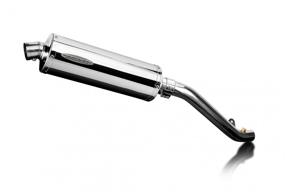 ZX6R NINJA 2024-2025 / OVAL 350mm (14 inch) SILENCER 304 STAINLESS STEEL