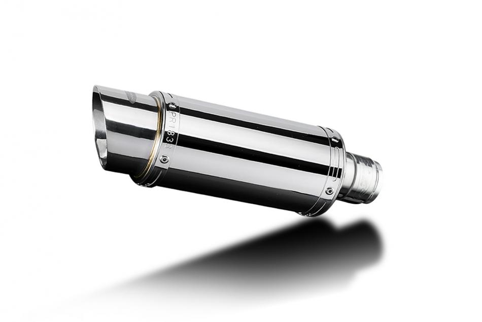 800RE V-STROM 2024-2025 MINI 200mm ROUND SILENCER STAINLESS STEEL