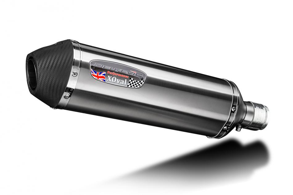 800RE V-STROM 2024-2025 XOVAL 343mm SILENCER BRUSH STAINLESS STEEL
