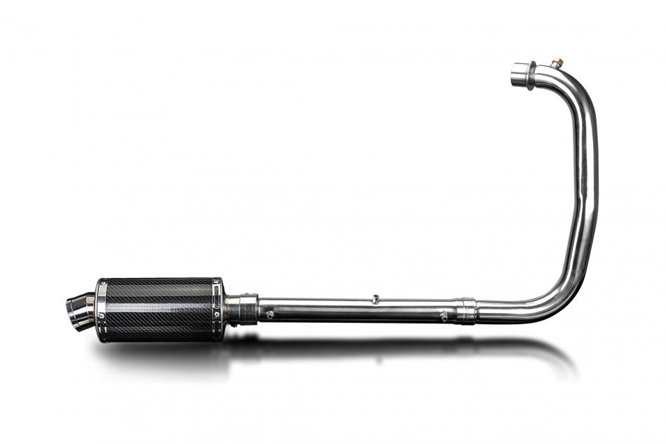 Royal Enfield 350 Classic 22-24 Bullet 23-24 Exhaust 225mm Oval Carbon Silencer