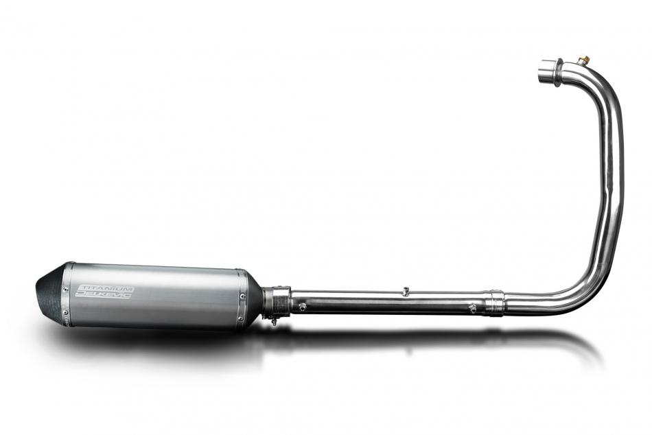 Royal Enfield 350 Classic 22-24 Bullet 23-24 Full Exhaust 343mm X-Oval Titanium