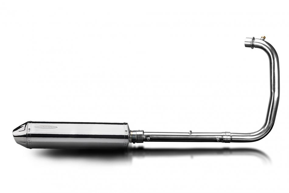 Royal Enfield 350 Classic 22-24 Bullet 23-24 Exhaust 420mm Tri-Oval Stainless