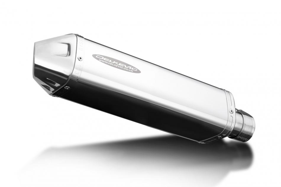 CLASSIC 350 2022-2024 / BULLET 350 2023-2024 / TRI-OVAL 320mm (13 inch) RH SILENCER 304 STAINLESS ST