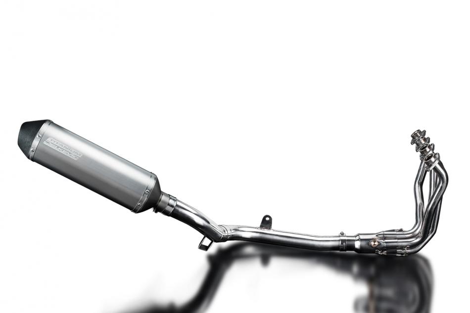 VERSYS 1100 2025 / DE-CAT XOVAL 343mm (13.5 inch) TITANIUM SILENCER 4 into 1 COMPLETE SYSTEM