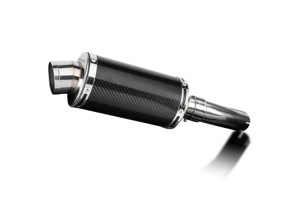 XL750 TRANSALP 2023-2025 / DS70 OVAL 225mm (9 inch) CARBON FIBRE SILENCER