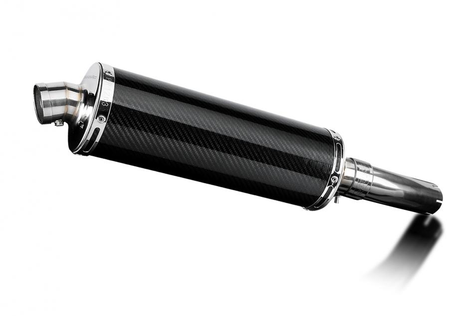 XL750 TRANSALP 2023-2025 / OVAL 350mm (14 inch) CARBON FIBRE SILENCER
