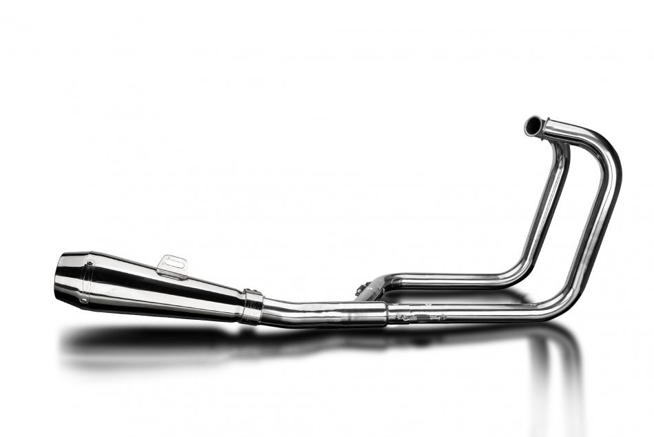 Kawasaki Z400 A/D/S 1974-1977 Full Exhaust 410mm Reverse Cone Stainless Silencer