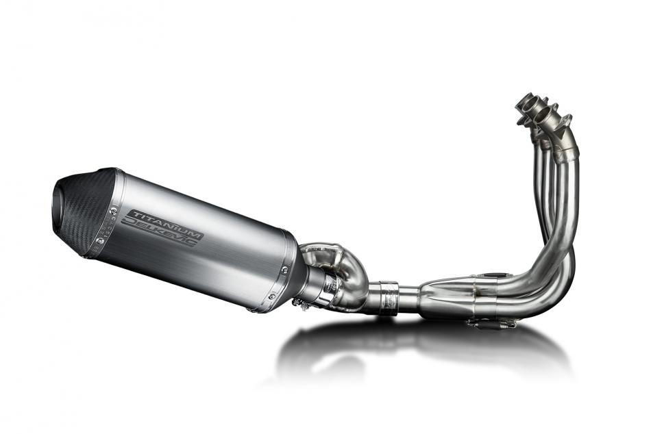 STREET TRIPLE 765 RS 2025 X-OVAL 260mm TITANIUM SILENCER 3 into 1 COMPLETE SYSTEM
