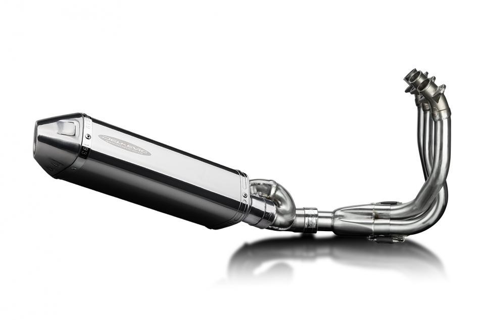 STREET TRIPLE 765 RS 2025 TRI-OVAL 320mm SILENCER 3 into 1 COMPLETE SYSTEM 304 STAINLESS