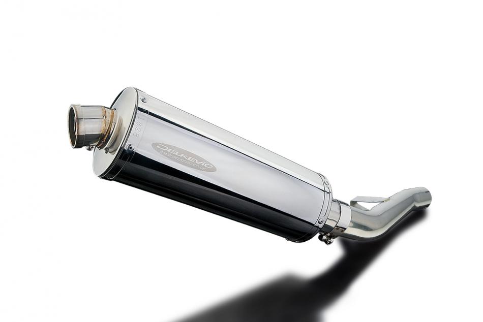 Suzuki GSX1400 2005-2009 Delkevic 350mm Oval Stainless Exhaust Silencer Can Kit