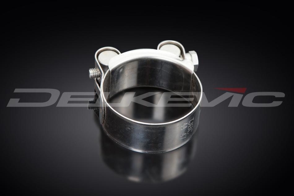 Motorcycle Exhaust Silencer Clamp Stainless Steel 40mm-43mm