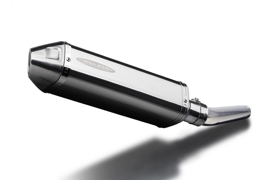 Honda CBF600S CBF600 2004-2007 320mm Tri-Oval Stainless Exhaust Silencer Can Kit