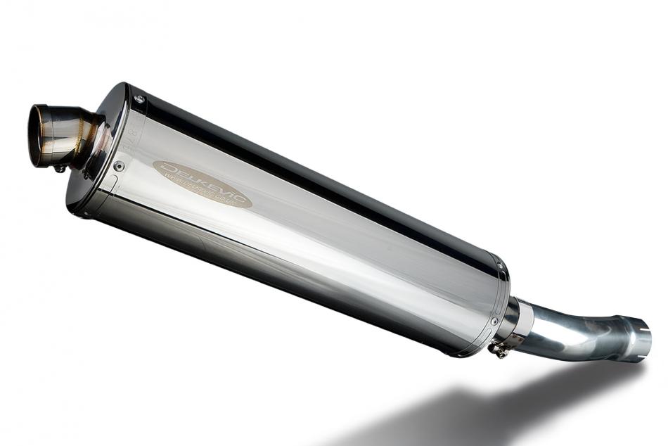 YAMAHA XJR1300 2007-2017 450mm OVAL STAINLESS BSAU SILENCER EXHAUST KIT