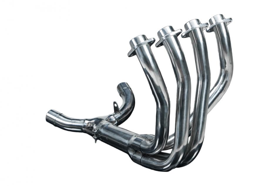 HONDA CBR1100XX BLACKBIRD 96-09 STAINLESS 4-2 EXHAUST DOWNPIPES OEM COMPATIBLE