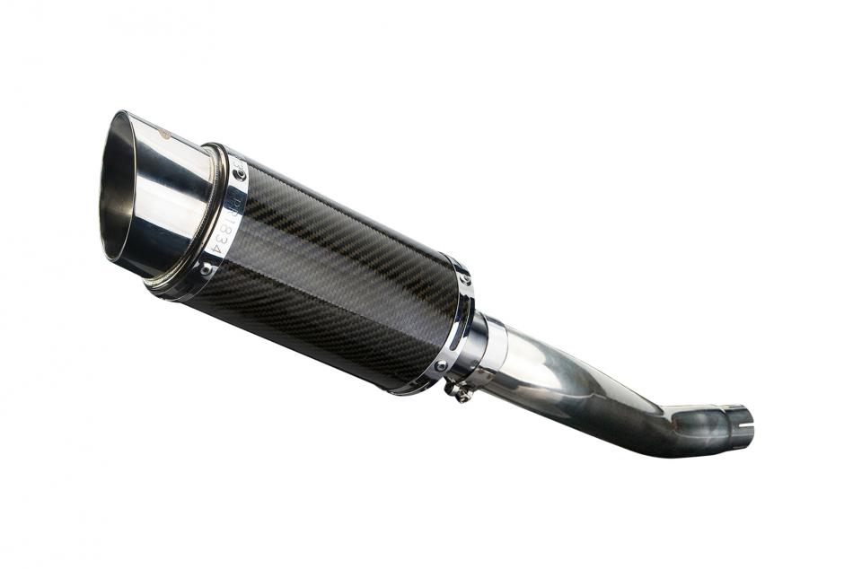 YAMAHA TDM850 1991-2001 200mm ROUND CARBON  SILENCER EXHAUST KIT