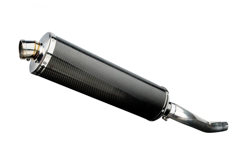 YAMAHA TDM850 1991-2001 450mm OVAL CARBON BSAU SILENCER EXHAUST KIT