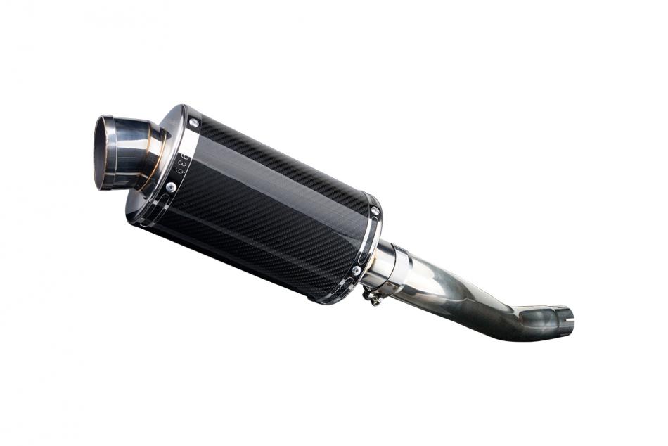 YAMAHA TDM850 1991-2001 225mm OVAL CARBON SILENCER EXHAUST KIT