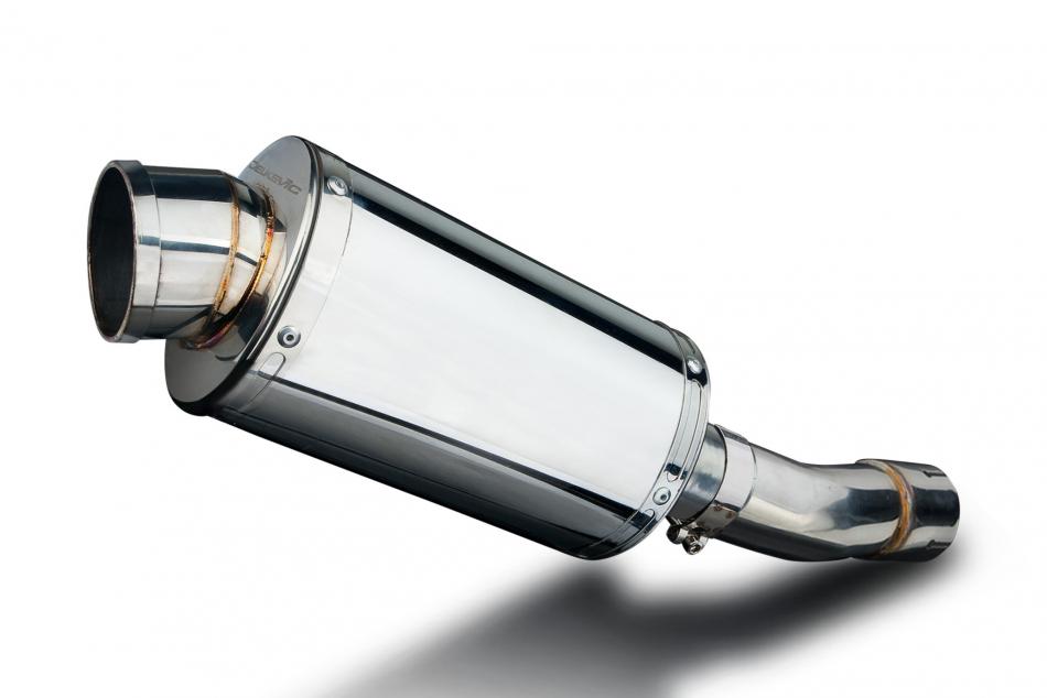 SUZUKI SV400 SV650 1998-2002 225mm OVAL STAINLESS SILENCER EXHAUST KIT