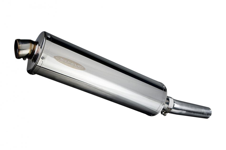 HONDA CBF600 S N 2004-2007 450mm OVAL STAINLESS BSAU SILENCER EXHAUST KIT