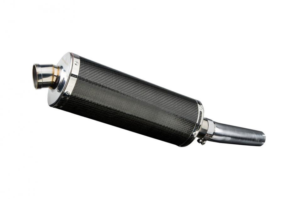 HONDA CBF600 S N 2004-2007 350mm CARBON BSAU SILENCER EXHAUST KIT