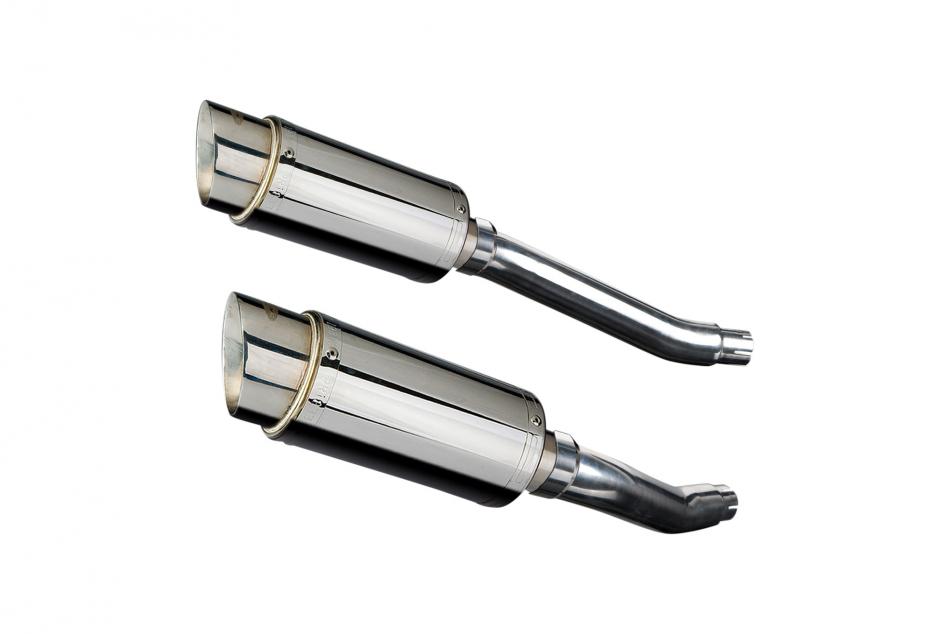 YAMAHA TDM900 2002-2013 200mm ROUND STAINLESS SILENCER EXHAUST KIT