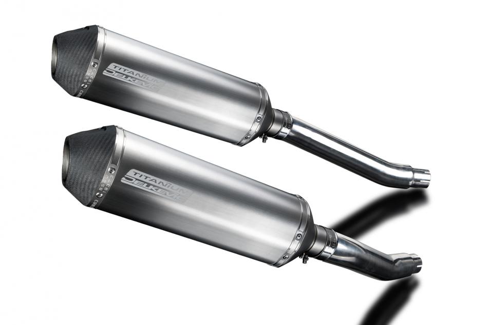 YAMAHA TDM900 2002-2013 343mm X-OVAL TITANIUM  BSAU SILENCER EXHAUST KIT