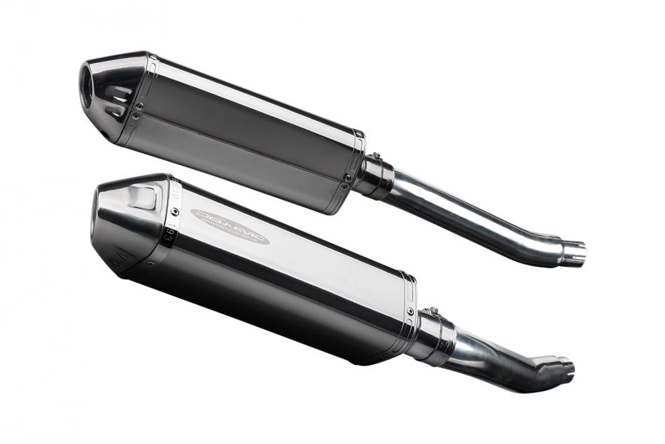 YAMAHA TDM900 2002-2013 320mm TRI STAINLESS BSAU SILENCER EXHAUST KIT