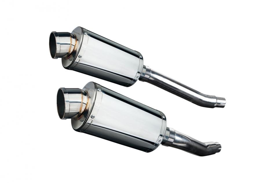 YAMAHA TDM900 2002-2013 225mm OVAL STAINLESS SILENCER EXHAUST KIT