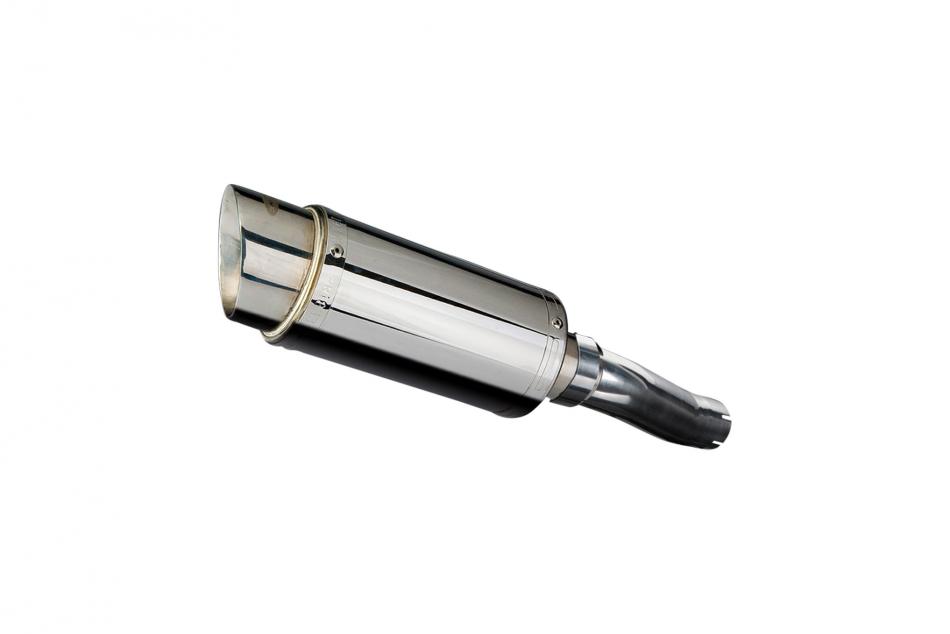 HONDA CBF600 S N ABS 2008-2012 200mm ROUND STAINLESS SILENCER EXHAUST KIT