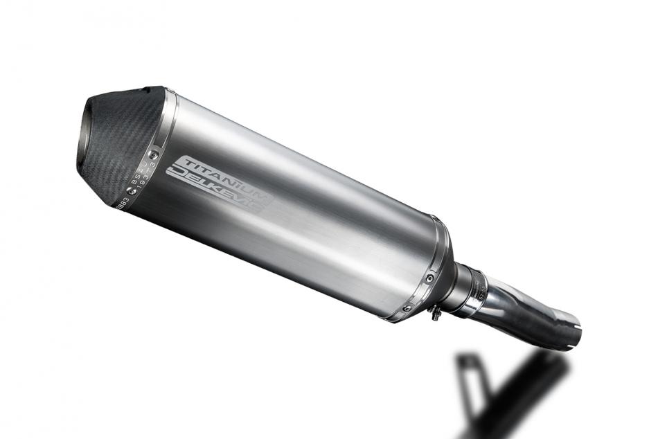 HONDA CBF600 S/N/ABS 2008-2012 343mm X-OVAL TITANIUM BSAU SILENCER EXHAUST KIT