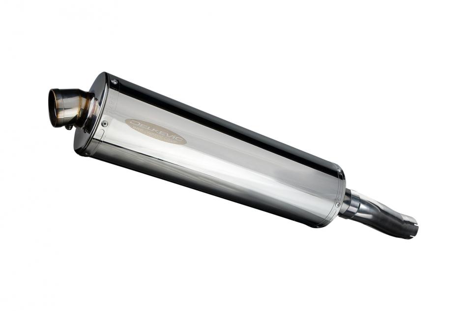 HONDA CBF600 S N ABS 2008-2012 450mm OVAL STAINLESS BSAU SILENCER EXHAUST KIT