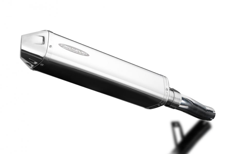 Honda CB600 S N ABS 2008-2012 420mm Tri-Oval Stainless Exhaust Silencer Can Kit