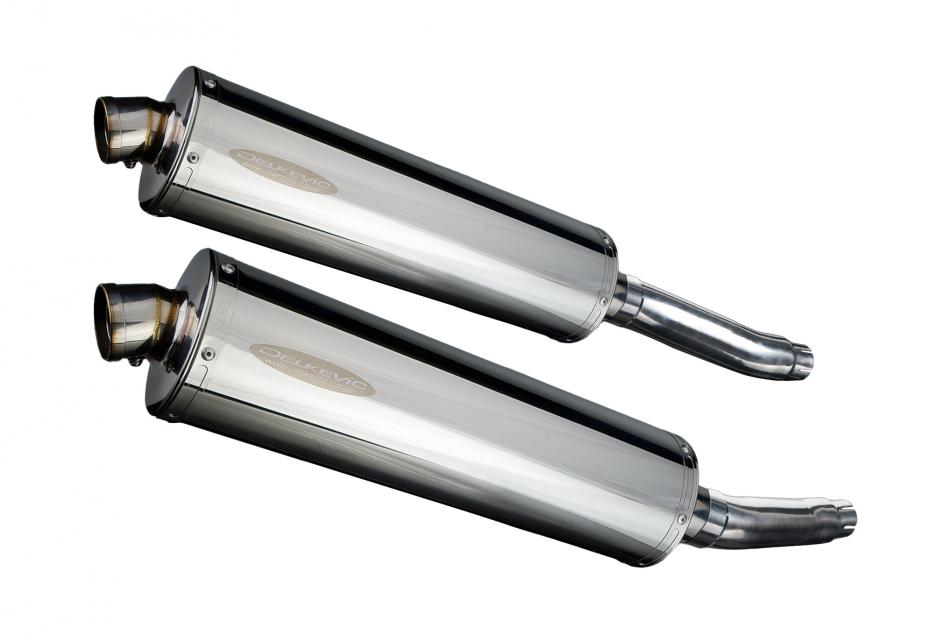 YAMAHA TRX850 1995-1999 450mm OVAL STAINLESS BSAU SILENCER EXHAUST KIT