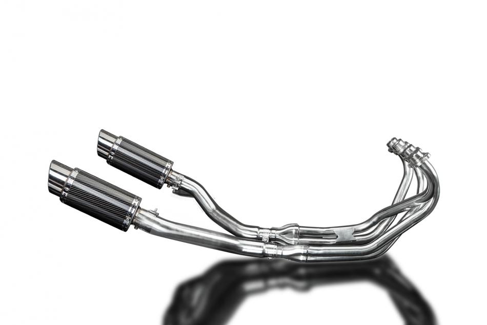YAMAHA XJ600 DIVERSION 1992-04 FULL EXHAUST 200mm CARBON ROUND SILENCERS