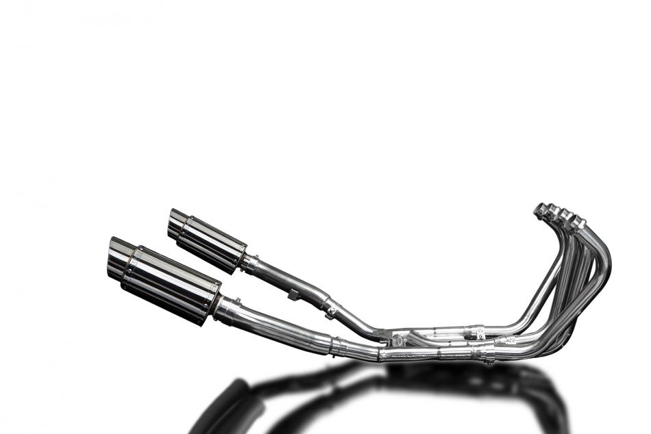 YAMAHA XJ900 DIVERSION 1994-03 FULL EXHAUST 200mm STAINLESS ROUND SILENCERS