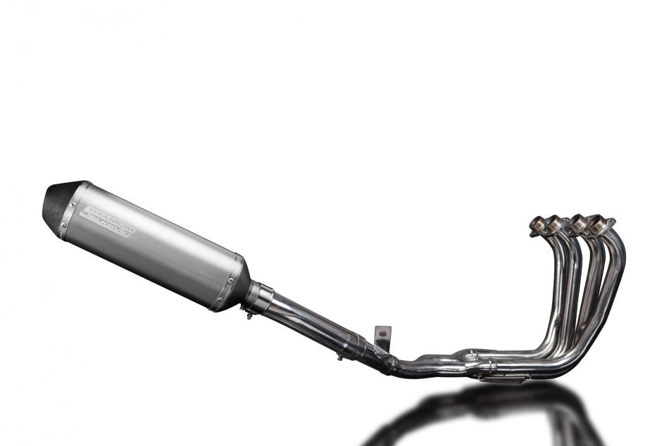 Yamaha FZS600 Fazer 1998-2003 Full Exhaust 4-1 343mm X-Oval Titanium Silencer