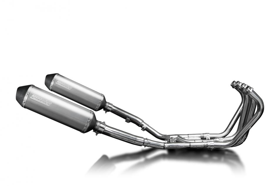 Yamaha XJ900 Diversion 1994-2003 Full Exhaust 4-2 343mm X-Oval Titanium Silencer