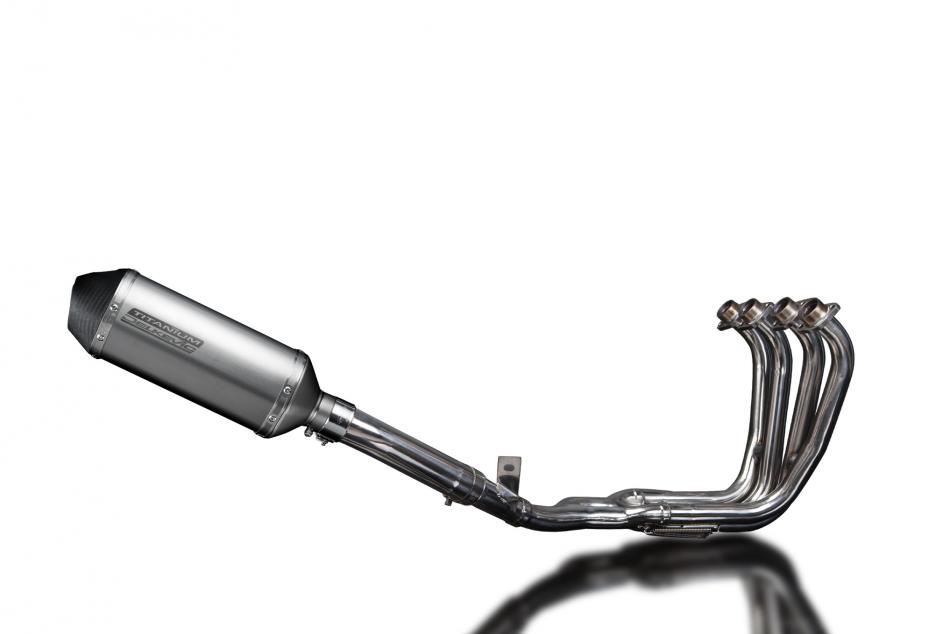 Yamaha FZS600 Fazer 1998-2003 Full Exhaust 4-1 260mm X-Oval Titanium Silencer