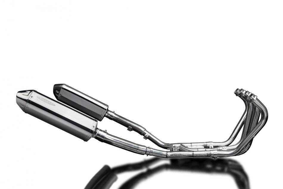 YAMAHA XJ900 DIVERSION 1994-03 FULL EXHAUST 320mm STAINLESS TRI SILENCERS